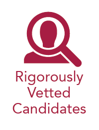 Rigorously Vetted Candidates