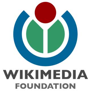 Wikimedia Foundation Logo says Wikimedia Foundation
