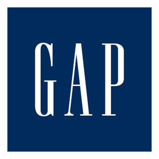 Gap logo says gap