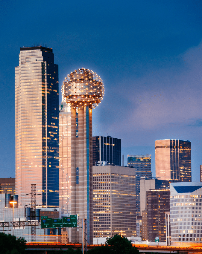 Dallas Staffing Agency - image of downtown Dallas, Texas where Scion Staffing's Dallas staffing agency is located